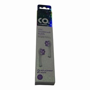 CO by Colgate TLC Toothbrush Starter Kit-1 Reusable Handle and 2 Brush Heads